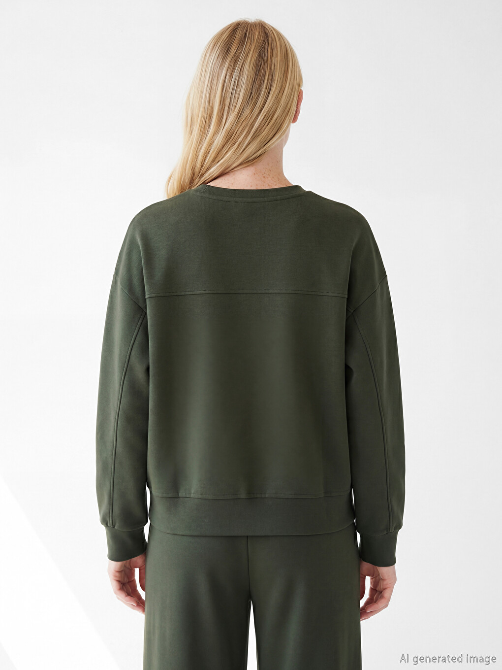 Soft Touch Oversize Women's Sweatshirt-2