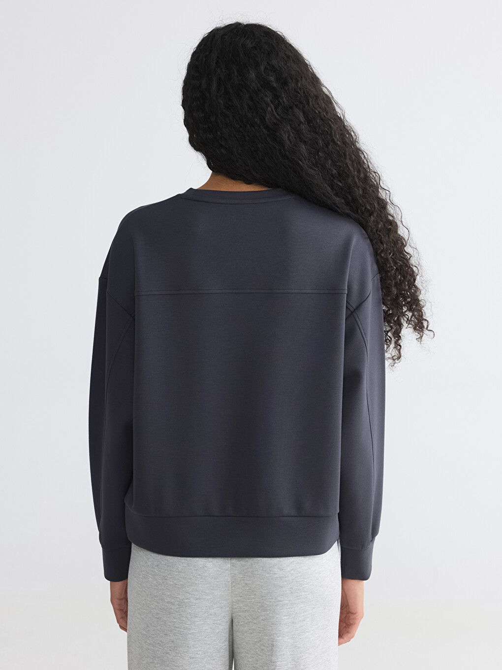 Soft Touch Oversize Women's Sweatshirt-3