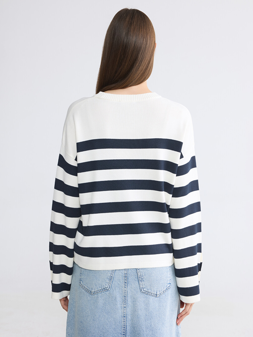 Pulover Bleumarin Femeie-3