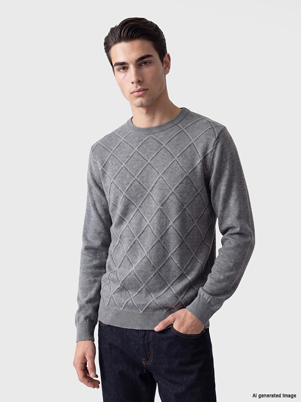 Man Grey Sweater