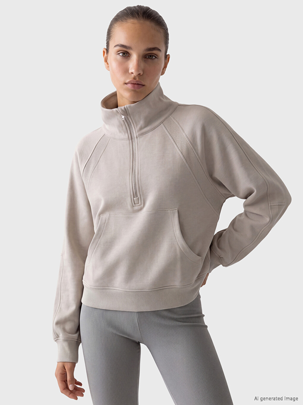 Modal Karışımlı Kadın Sweatshirt