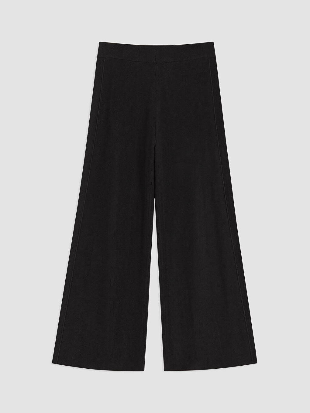 Elastische Taille Damen Strickhosen-4