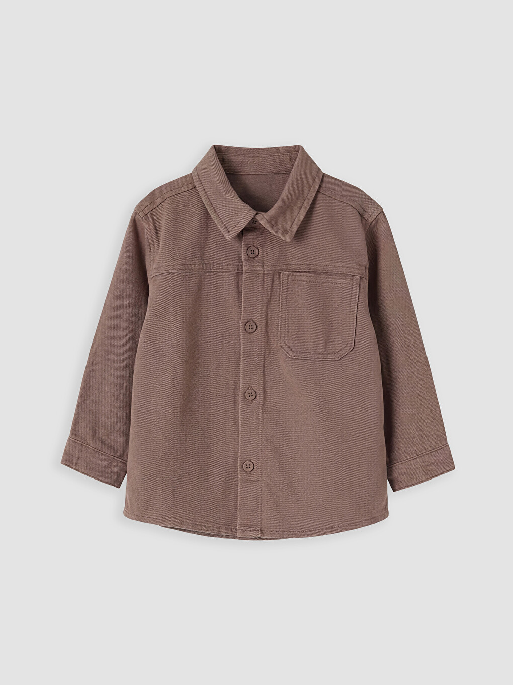 Kahverengi Gabardin Erkek Çocuk 3'lü Takım-1