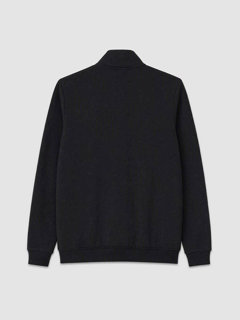 Mock Neck Men's Zip-up Sweatshirt-1