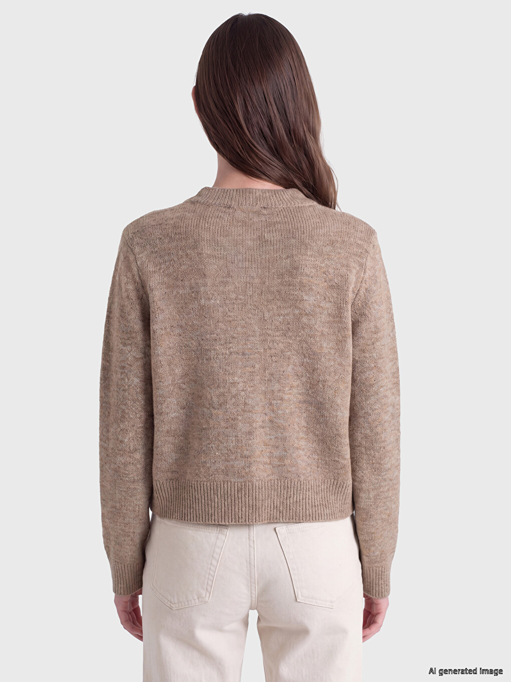 Cardigan Bej Femeie-3