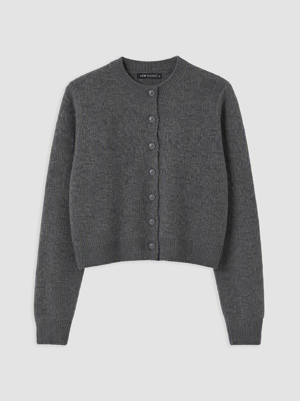 Woman Grey Cardigan-5