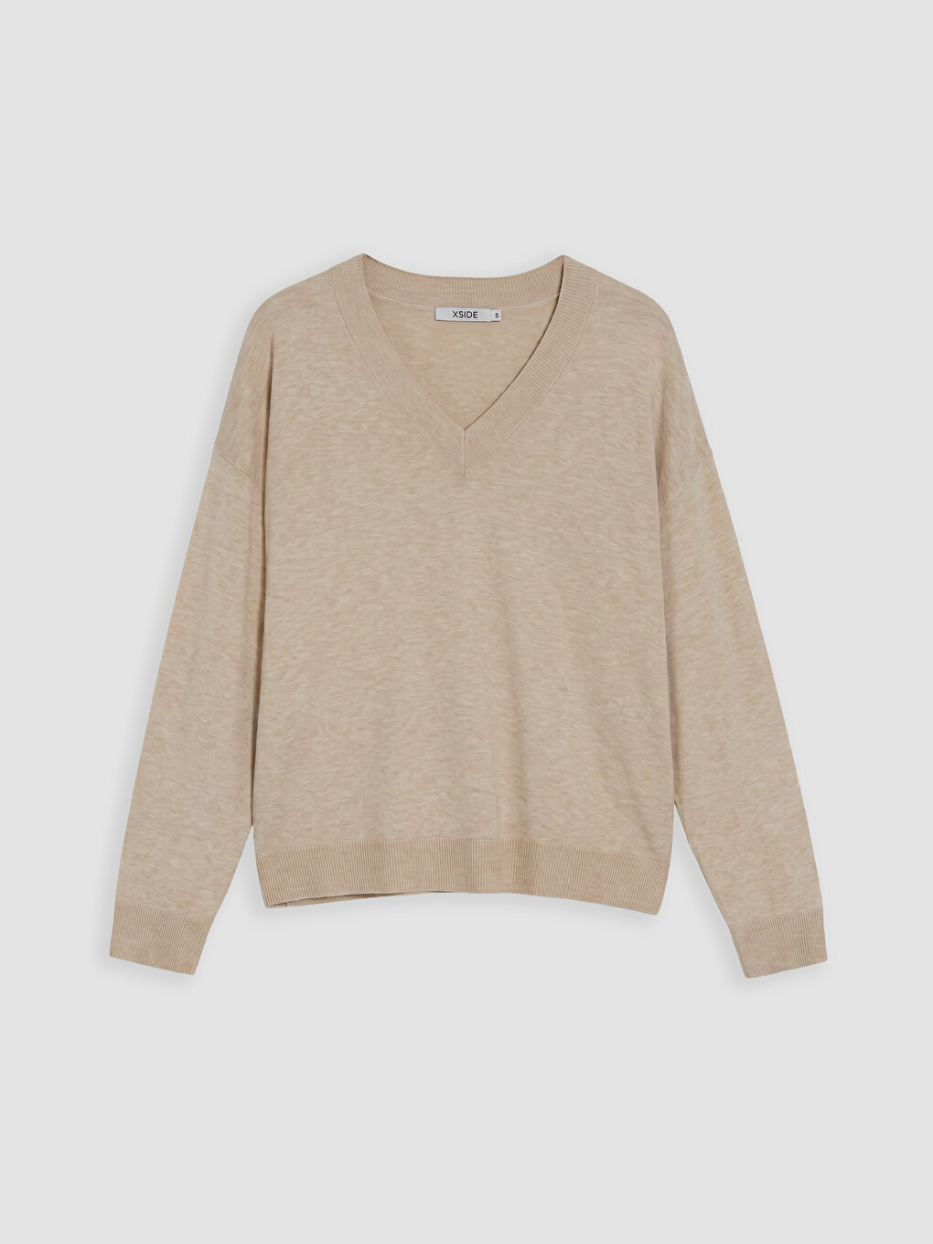 V Neck Women's Knitwear Sweater-4