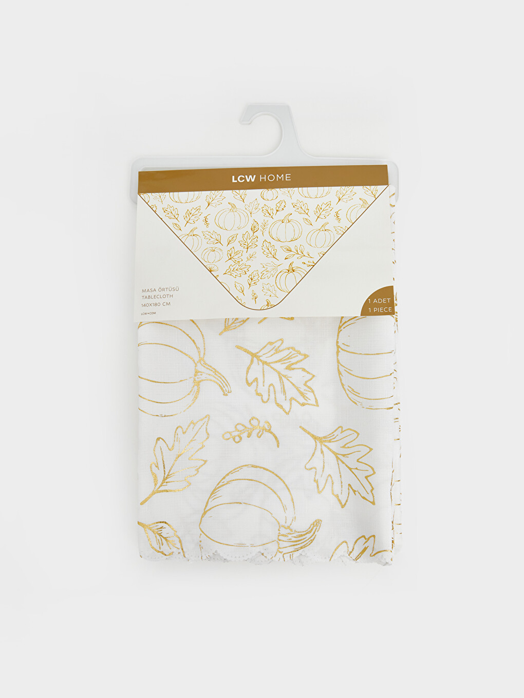 Pumpkin Patterned Tablecloth 140x180 Cm-1
