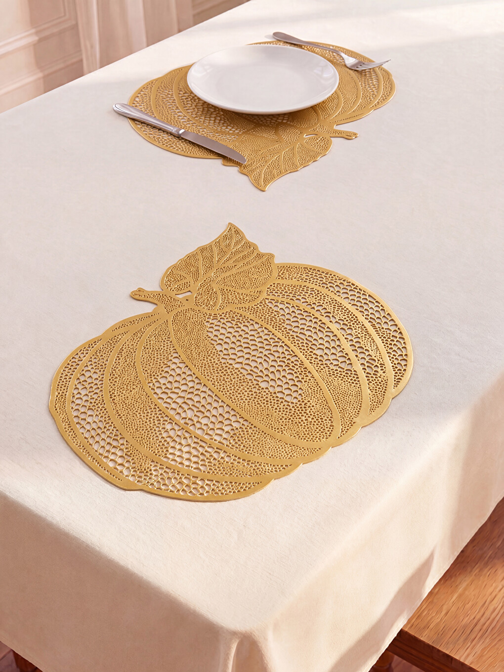 Pumpkin Patterned 2 Pack Placemat