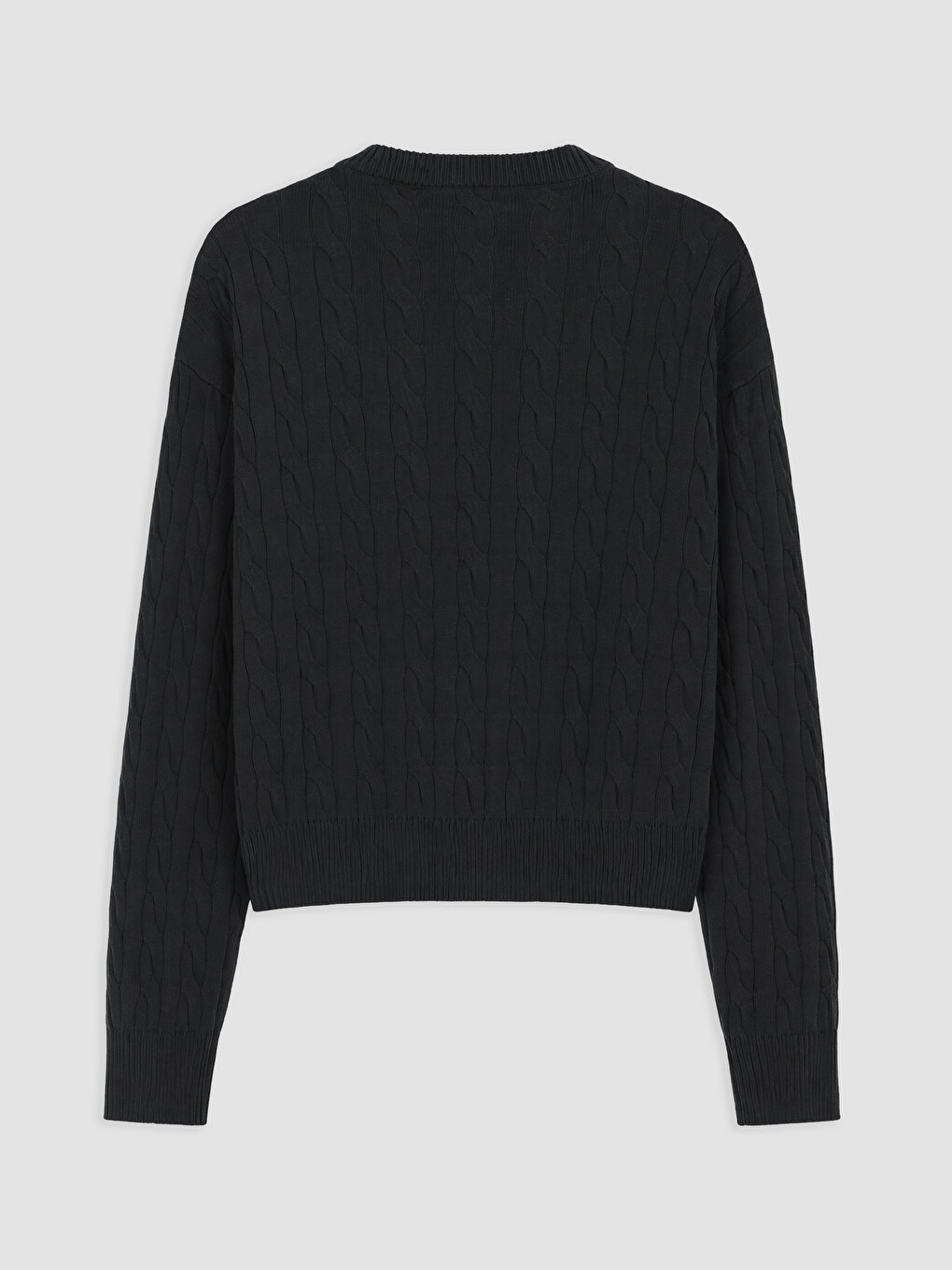 Cable Knit Patterned Women's Knitwear Sweater-5