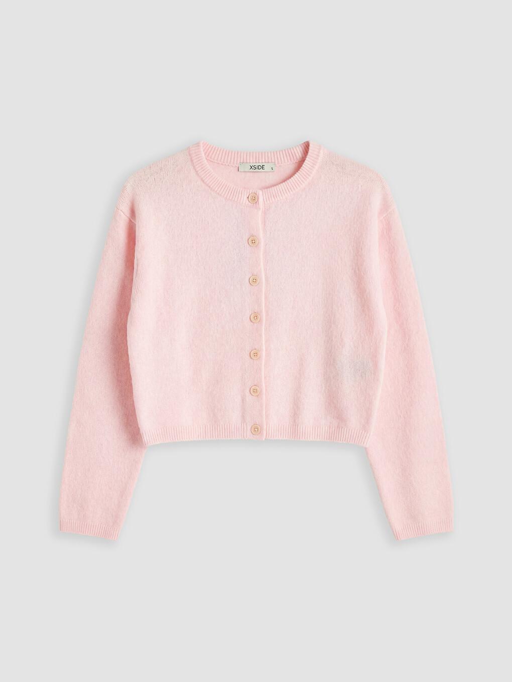 Crew Neck Women's Knitwear Cardigan-4