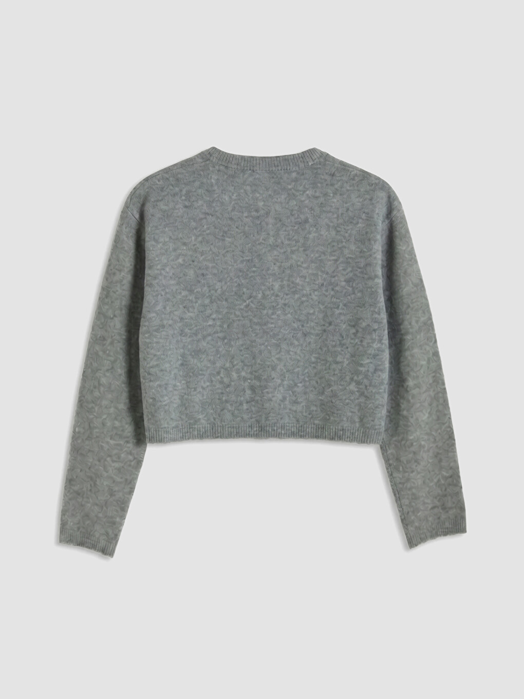 Strickjacke Mit Rundhalsausschnitt Für Damen-6