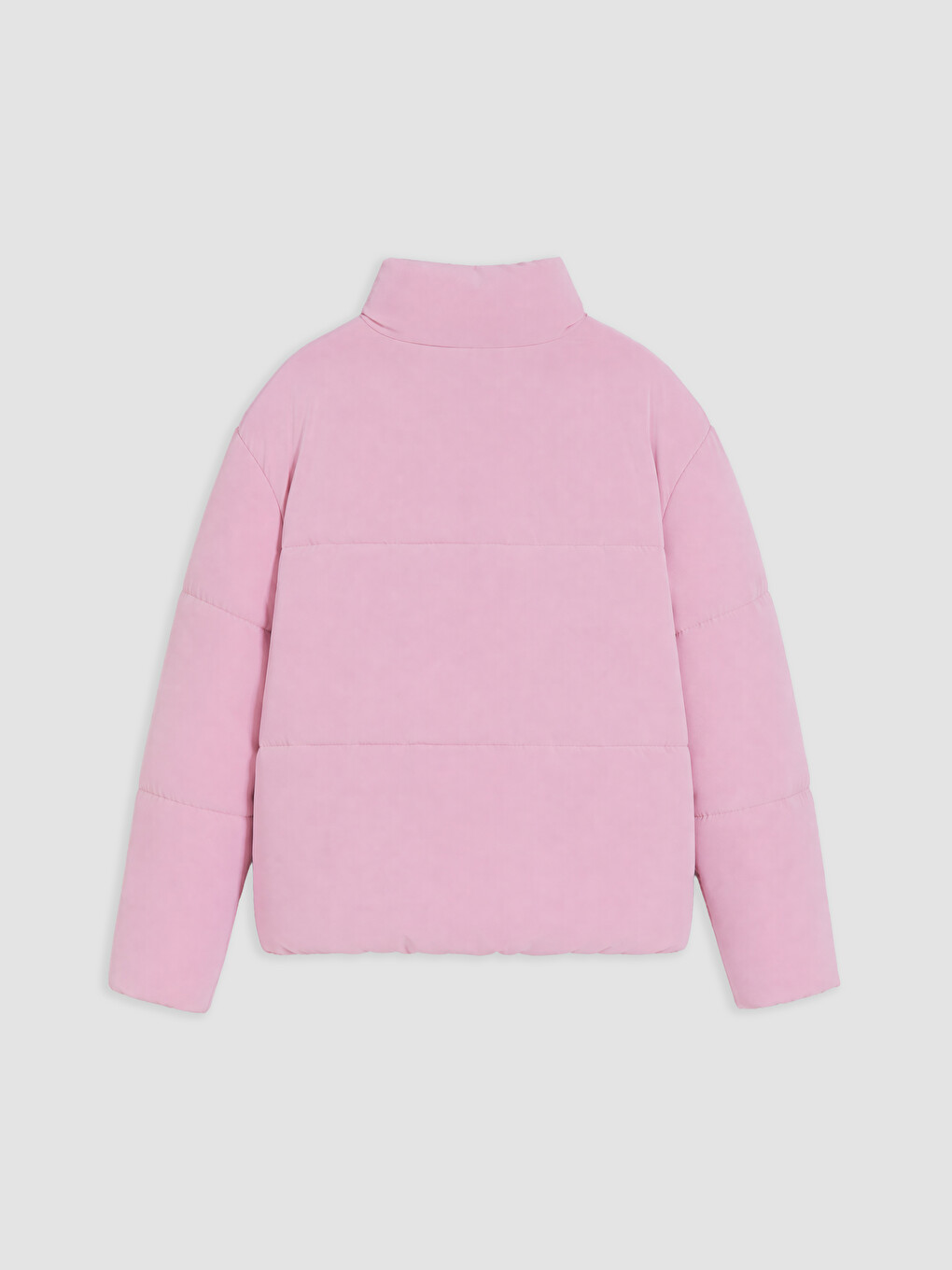 Mock Neck Girls' Puffer Coat-1