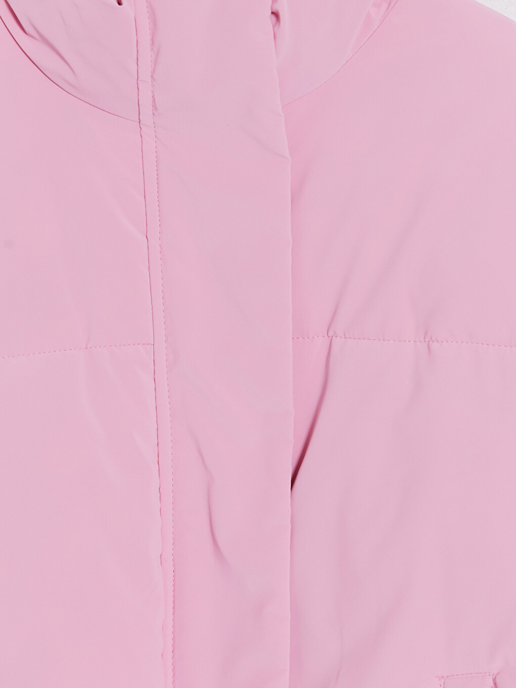 Mock Neck Girls' Puffer Coat-2