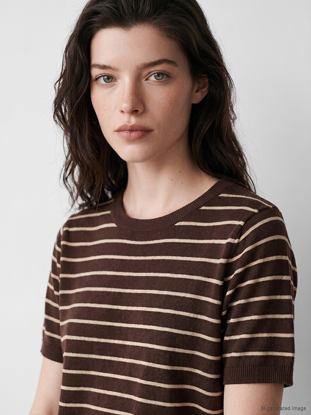 Pull-over Brun Femme-2