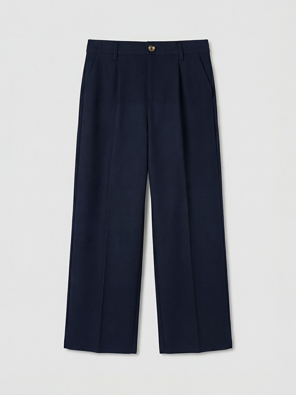 Pantaloni Wideleg Basic Din Poli-vâscoză Pentru Fată