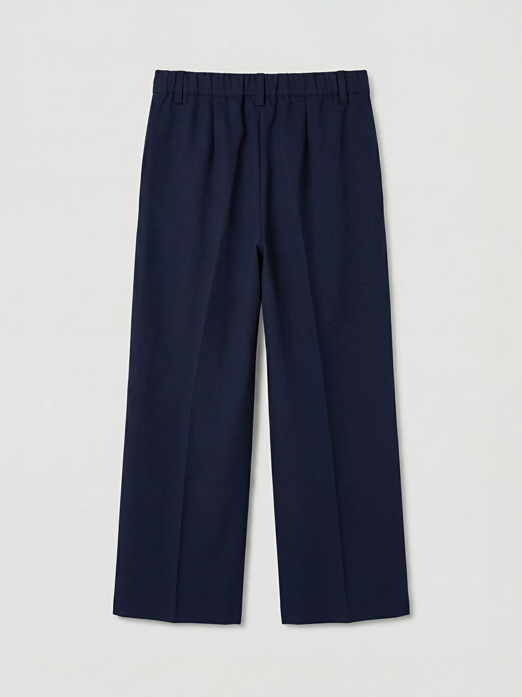 Pantaloni Wideleg Basic Din Poli-vâscoză Pentru Fată-1