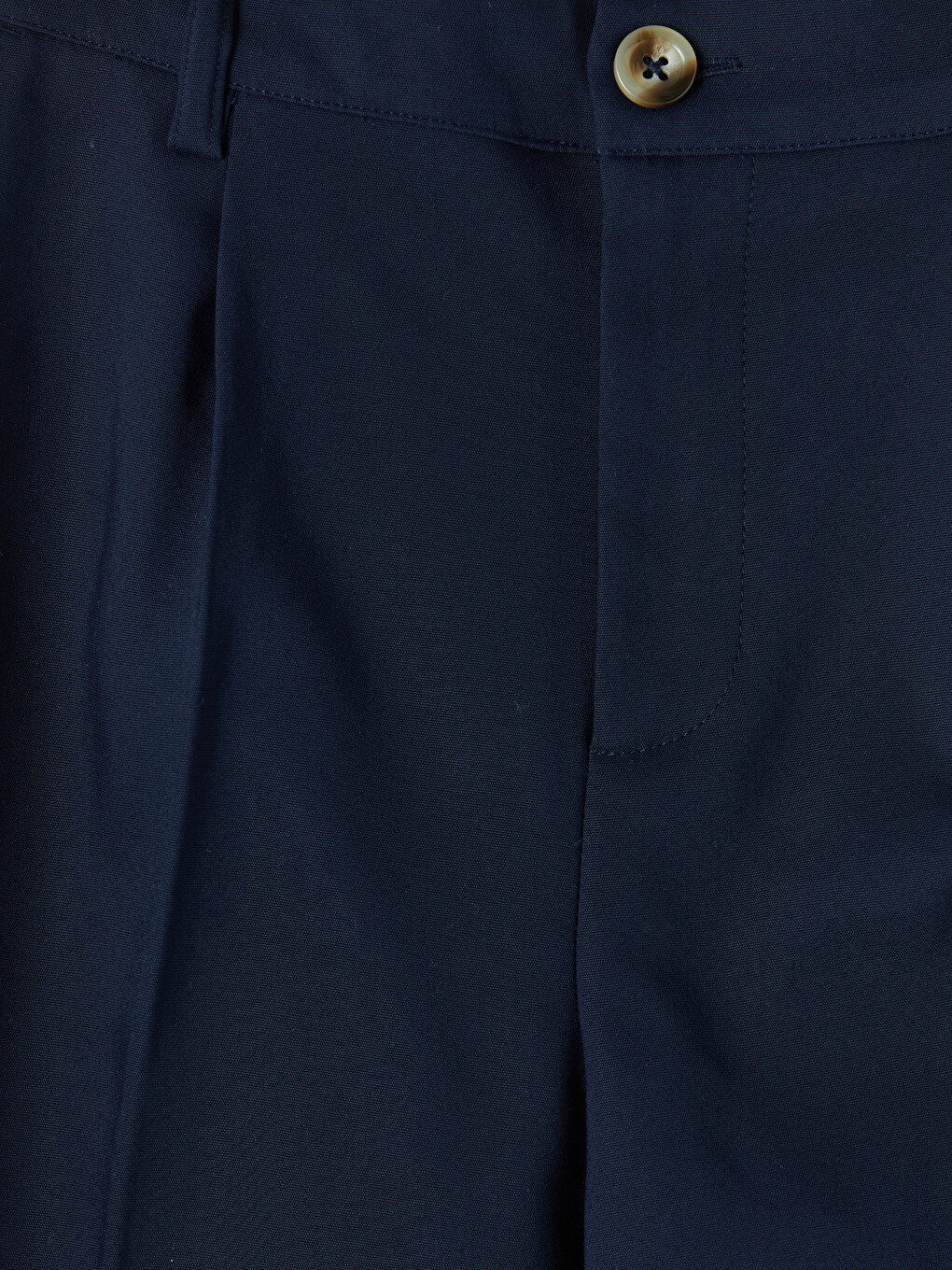 Pantaloni Wideleg Basic Din Poli-vâscoză Pentru Fată-2