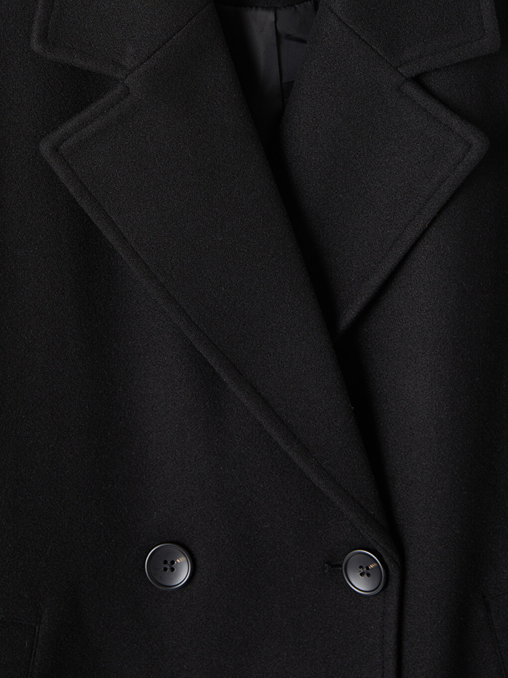 Double Breasted Collar Women's Cachet Overcoat-6