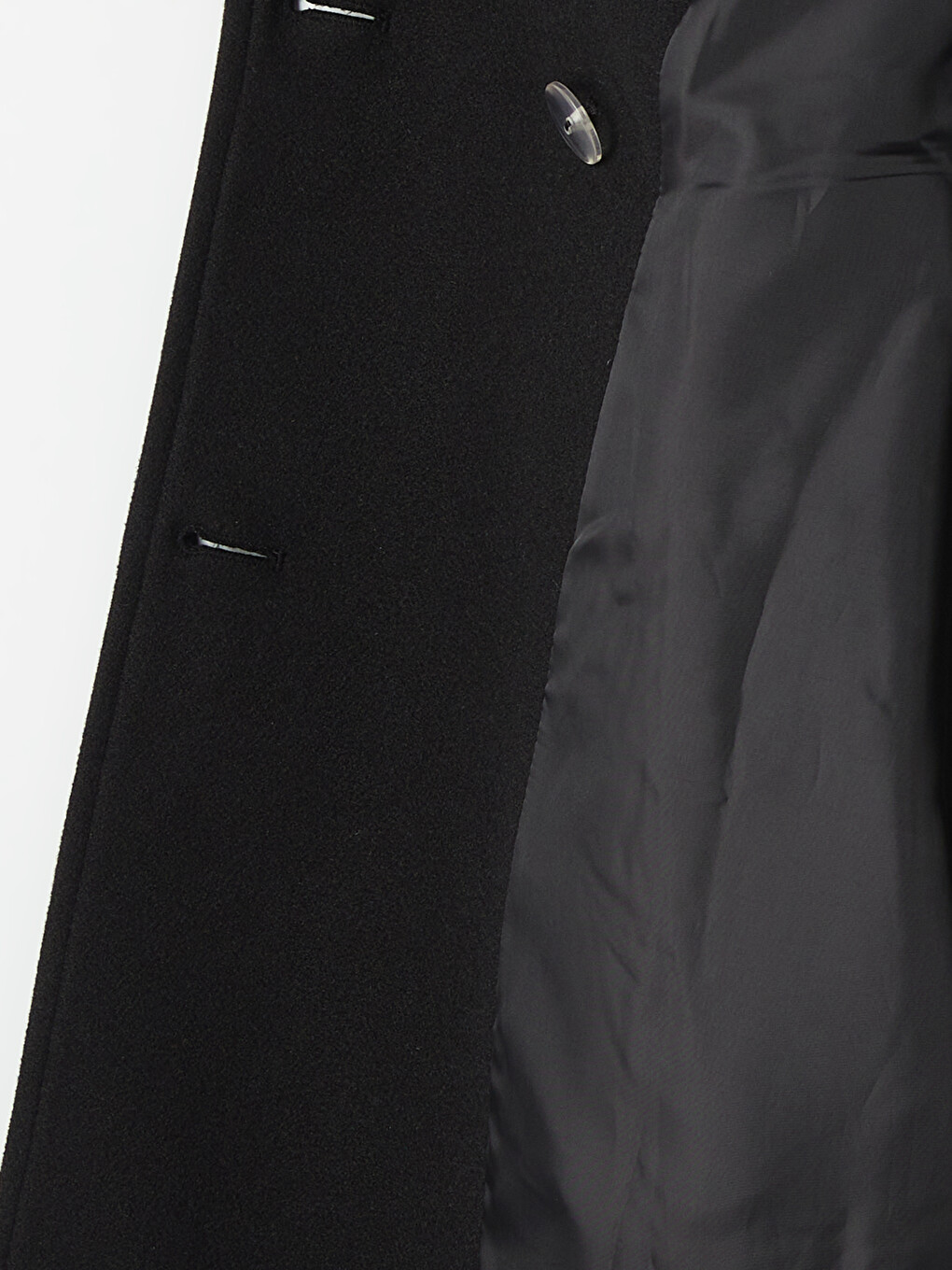 Double Breasted Collar Women's Cachet Overcoat-8