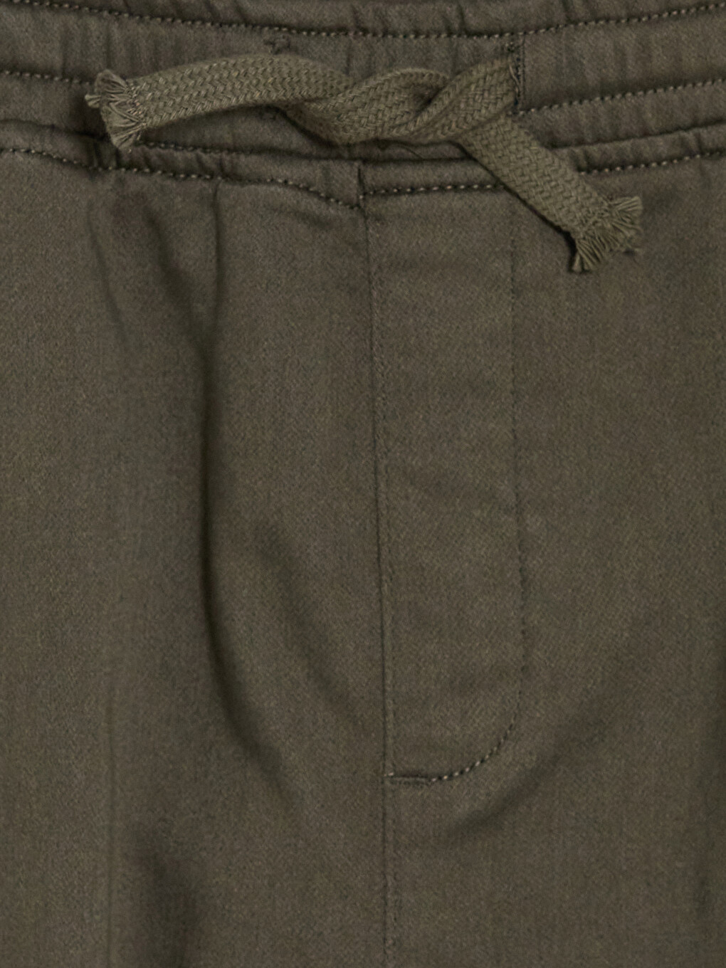 Boy Khaki Cargo Trousers-1