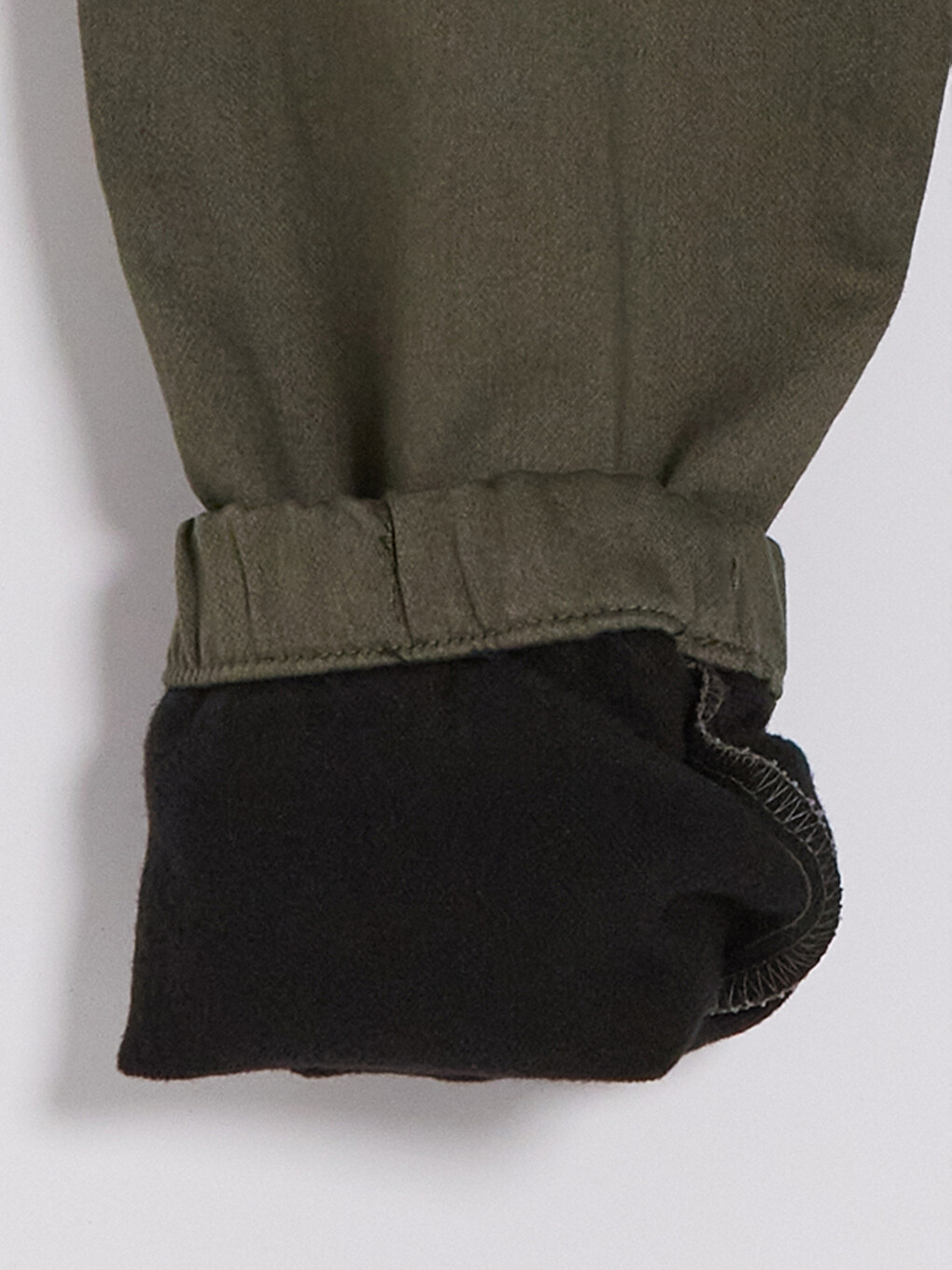 Boy Khaki Cargo Trousers-2
