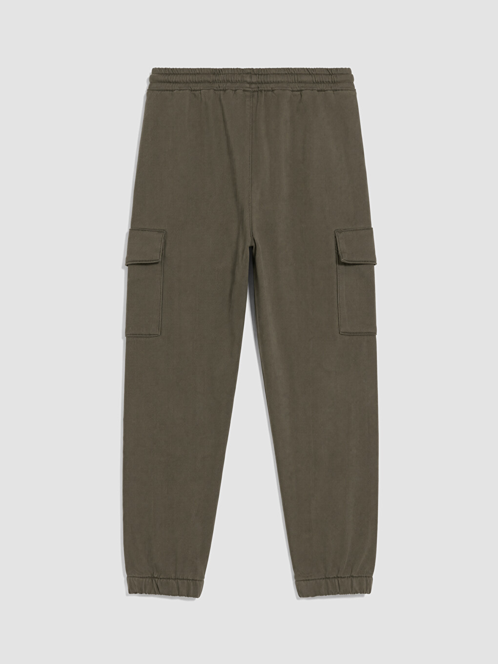 Boy Khaki Cargo Trousers-3