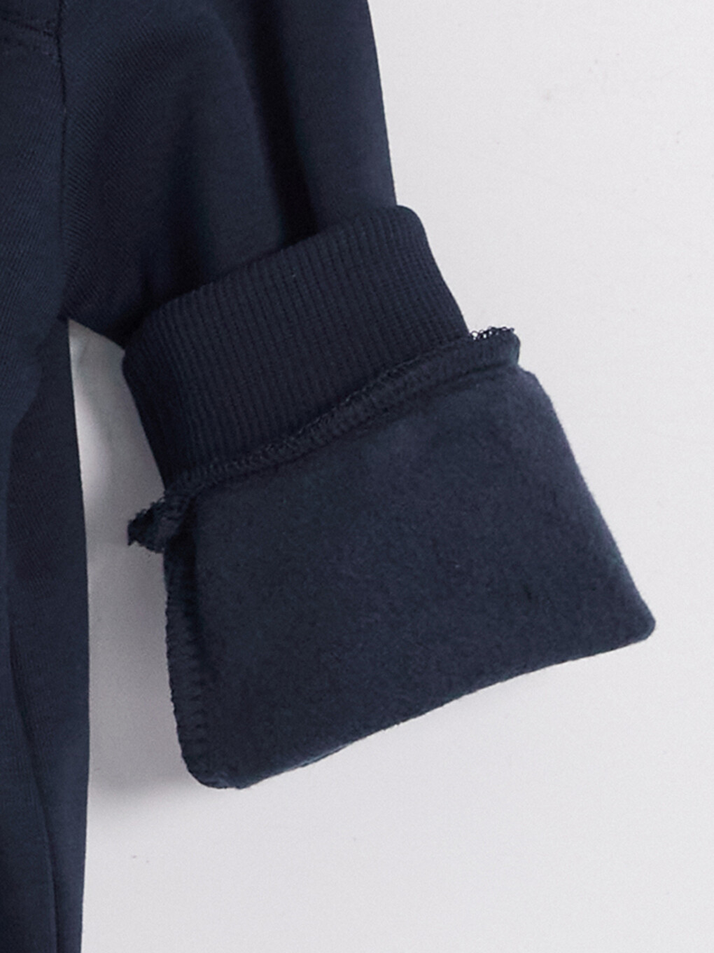 Lacivert Nakışlı Erkek Çocuk Kalın Sweatshirt-2