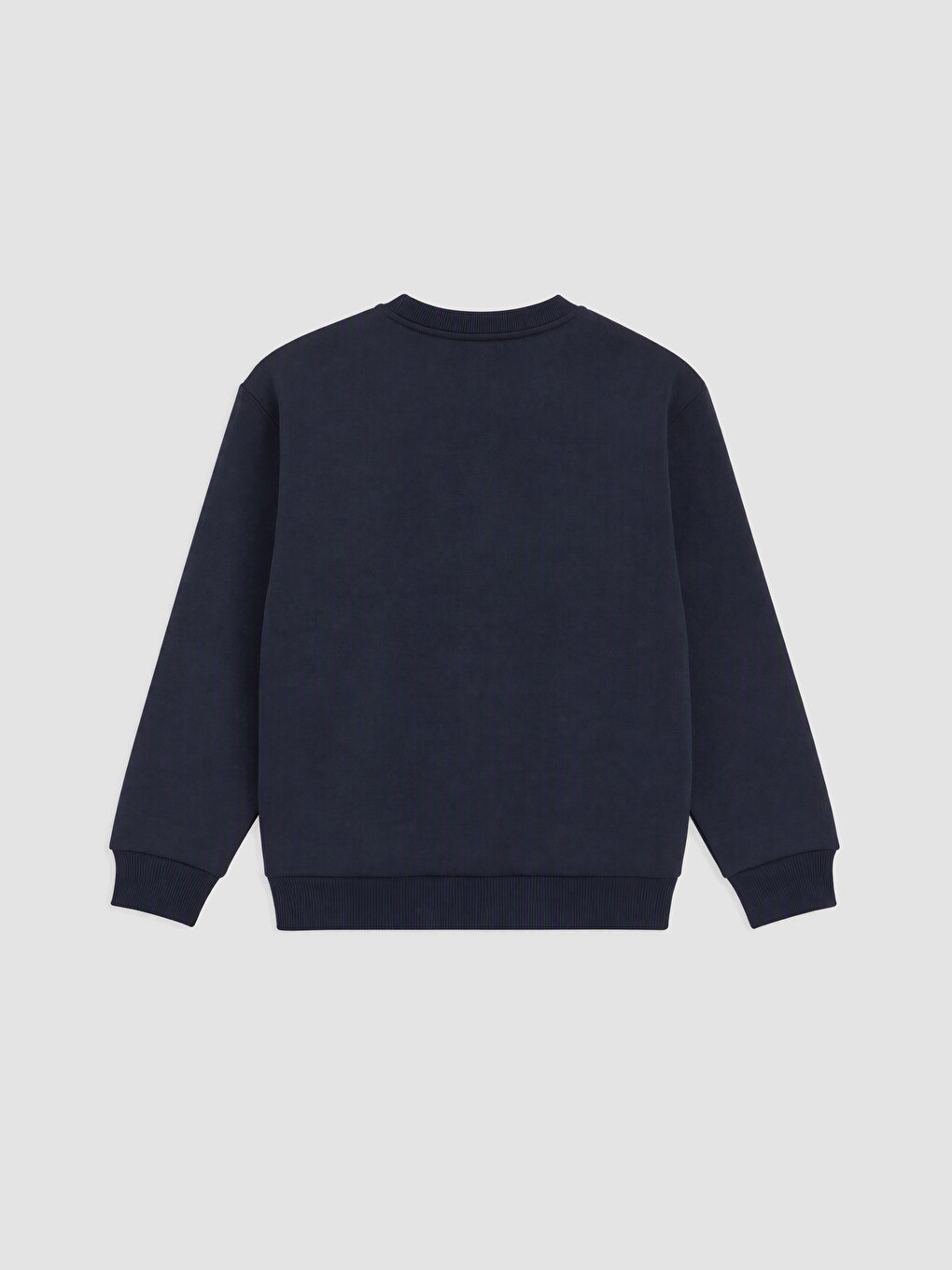 Lacivert Nakışlı Erkek Çocuk Kalın Sweatshirt-3