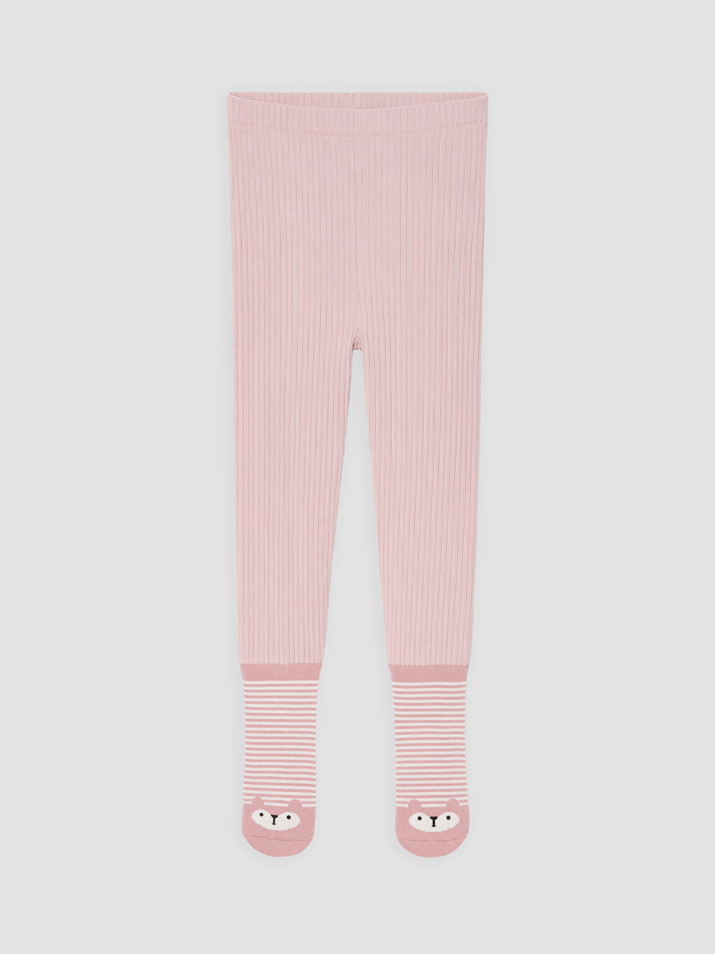 Baby Girls' Socked Leggings Pants 2 Pack-2
