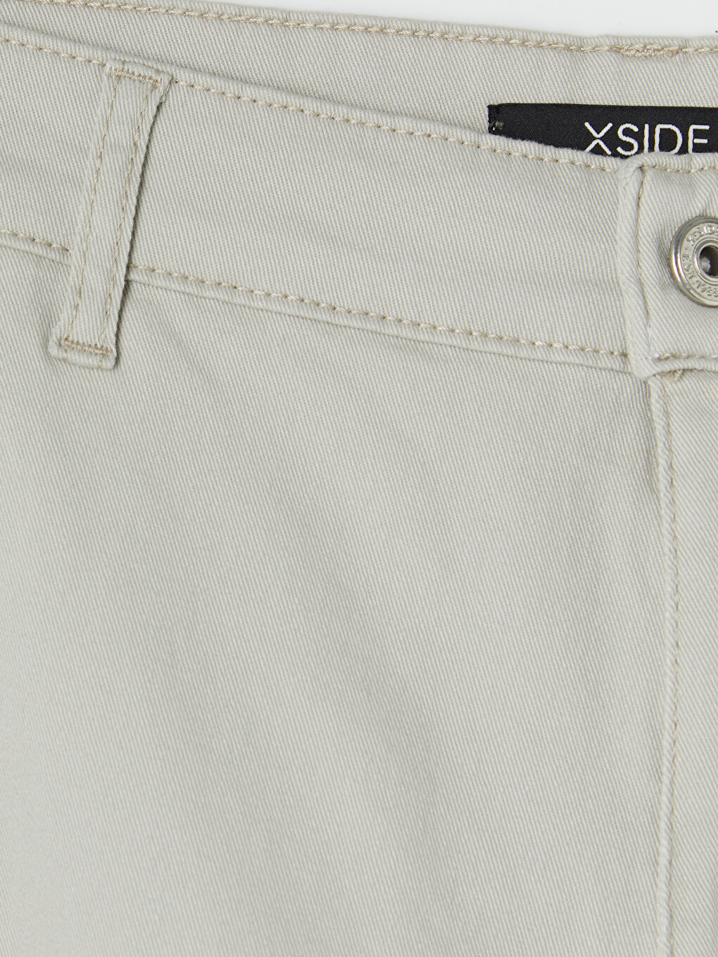 Regular Fit Gabardine Men's Cargo Trousers-5