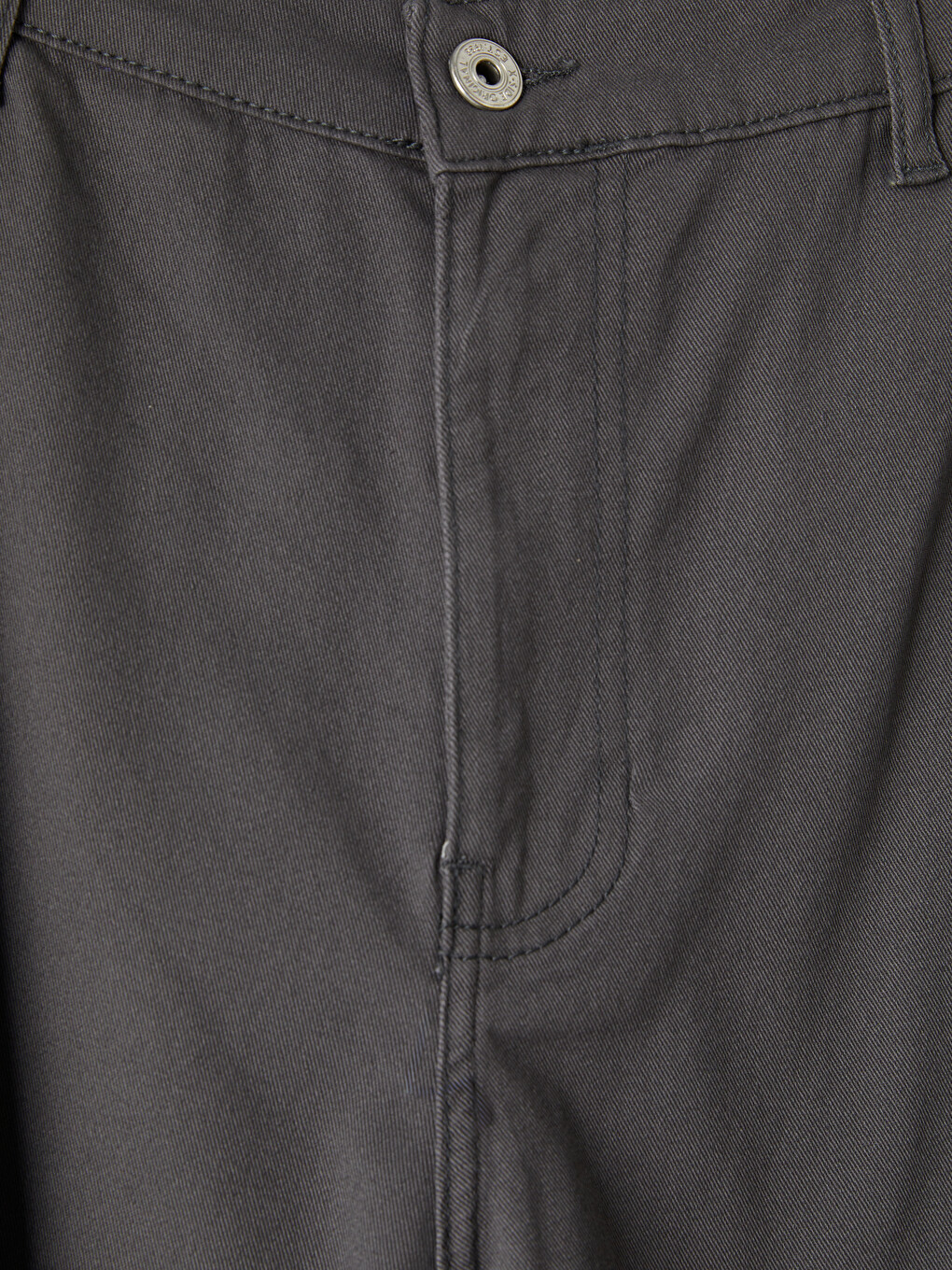 Regular Fit Gabardine Men's Cargo Trousers-2
