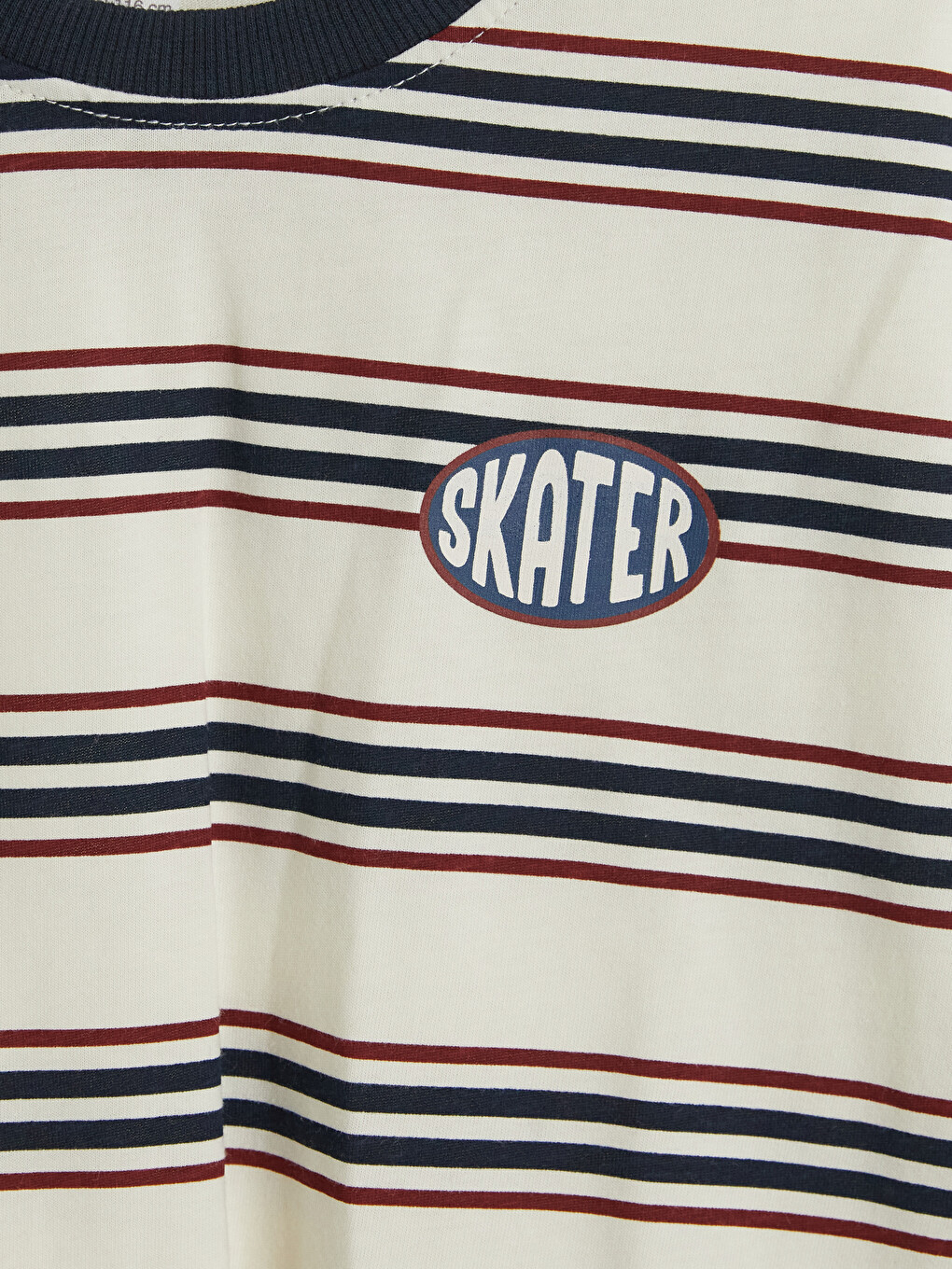 Crew Neck Striped Boys' T-shirt-3