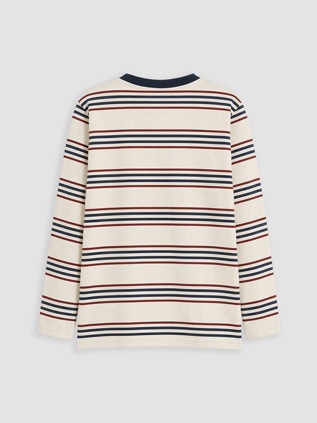 Crew Neck Striped Boys' T-shirt-4