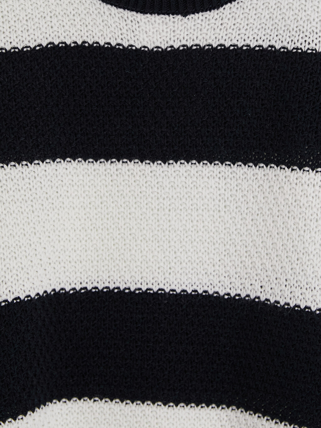 Crew Neck Striped Men's Knitwear Sweater-5