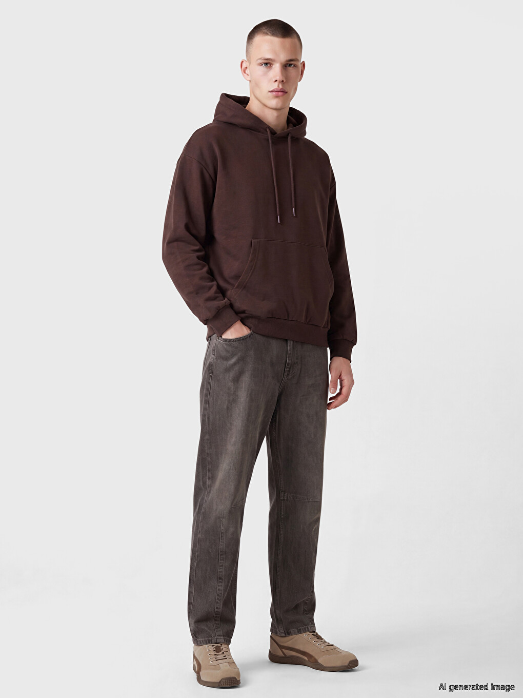 Man Plum Sweatshirt-1