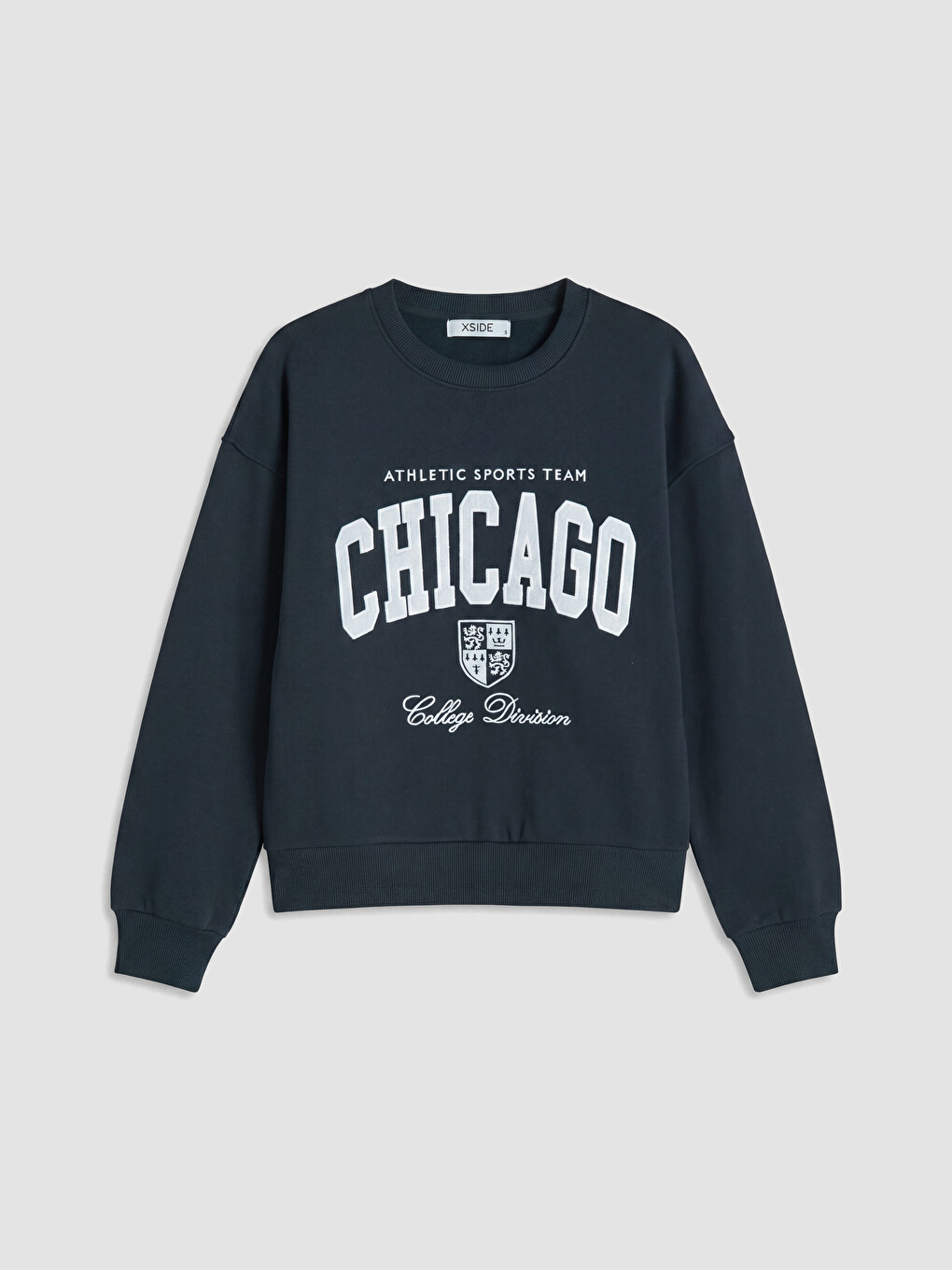 Woman Navy Sweatshirt-4