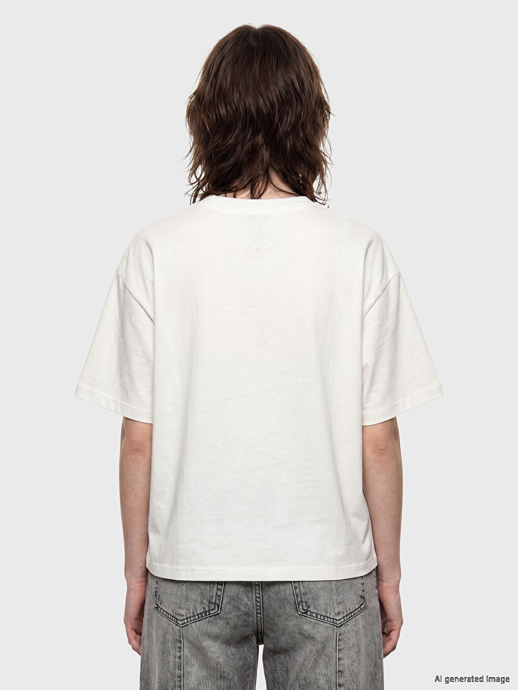 Женская Футболка С Принтом V Neck Los Angeles-3