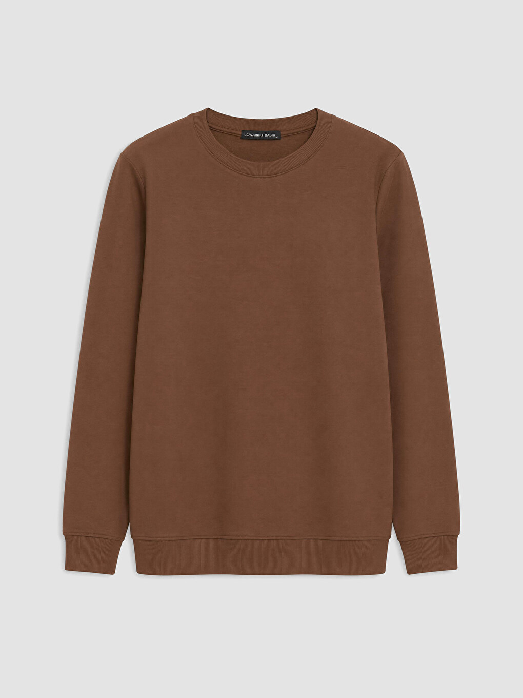 Crew Neck Men's Thick Sweatshirt-3
