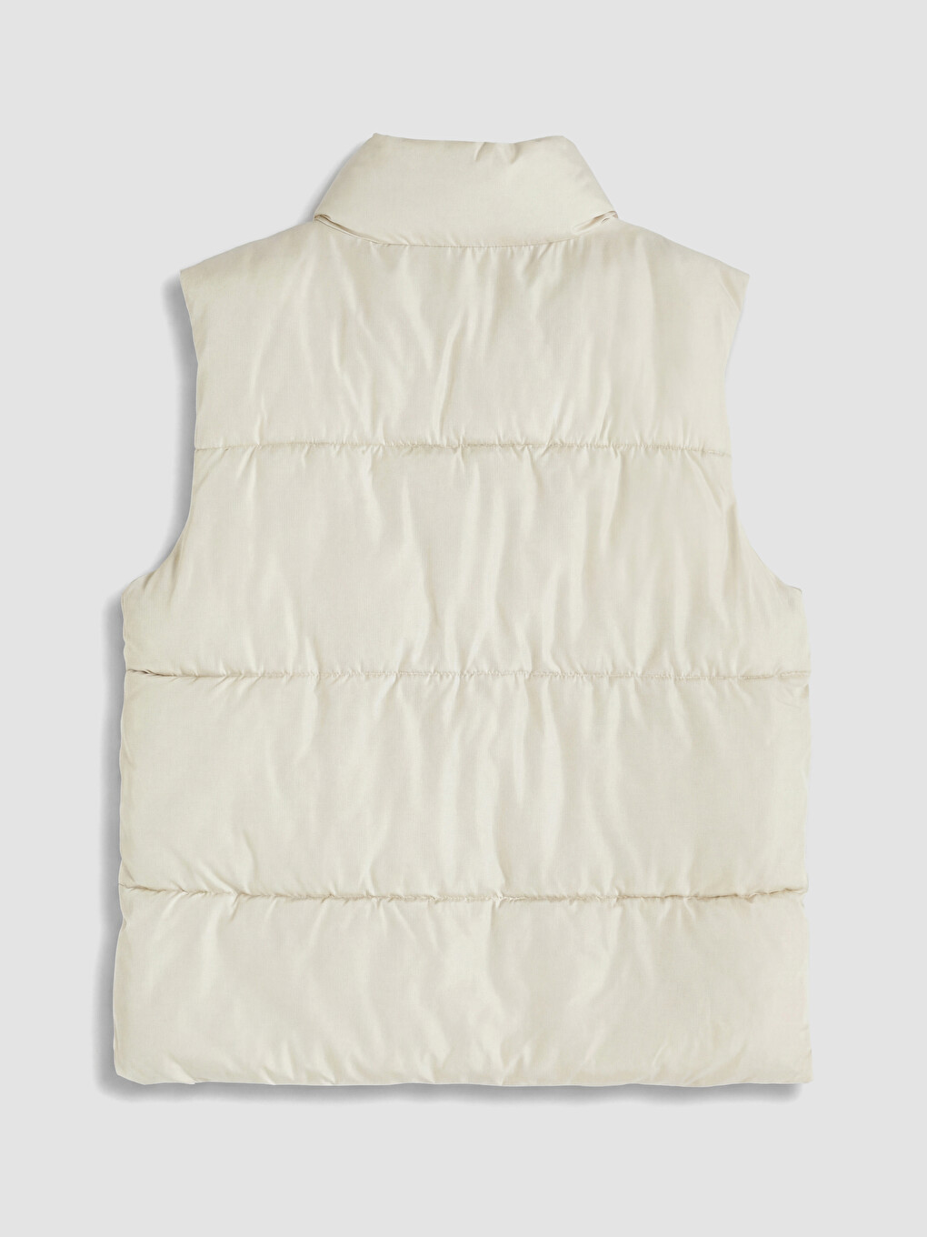 Mock Neck Women's Puffer Gilet-7