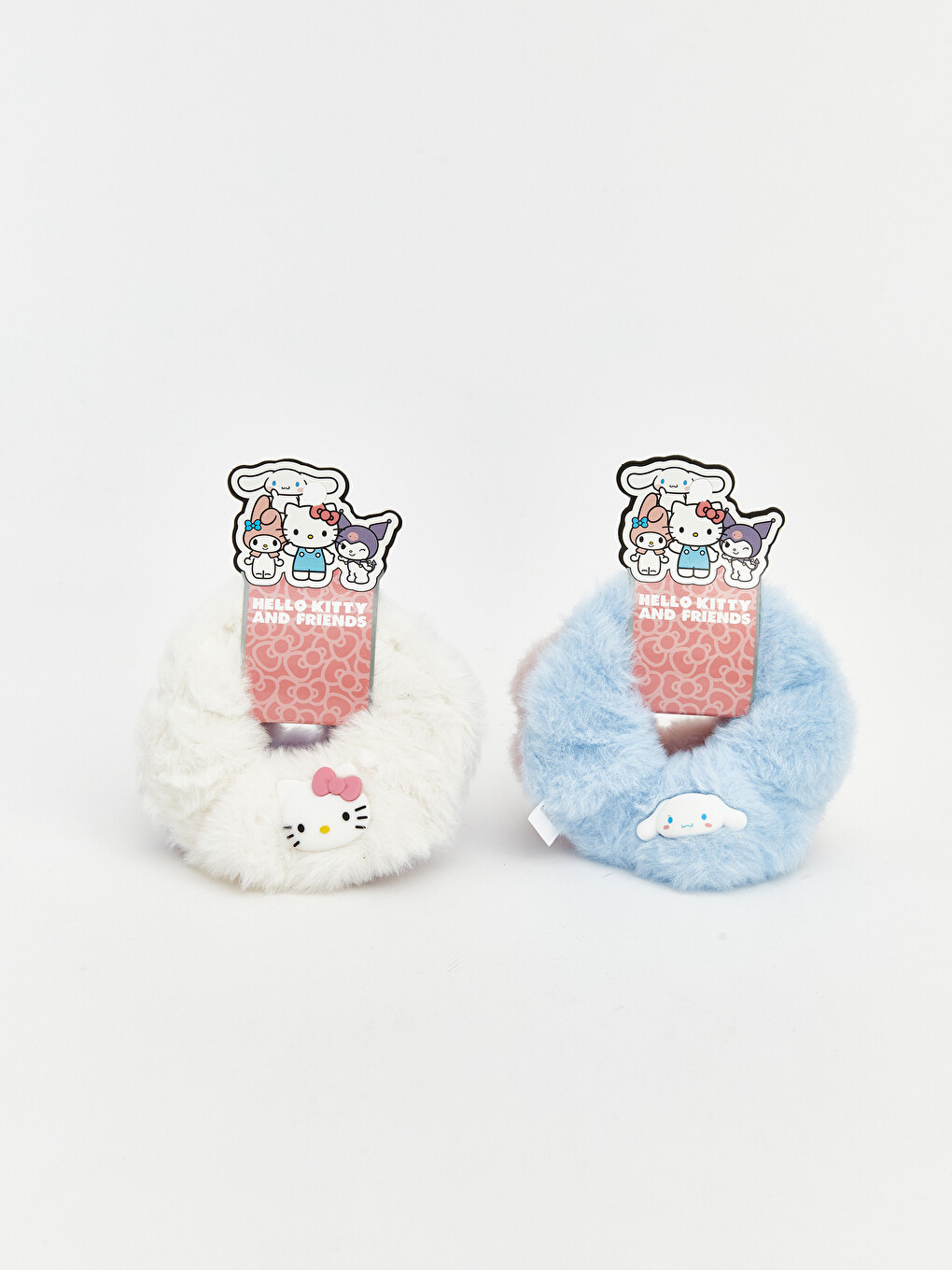 Karışık Hello Kitty Baskılı Kız Çocuk Pelüş Toka 2'li