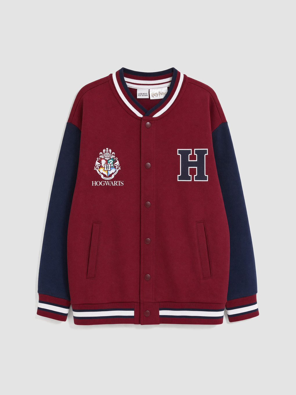 Baseball Collar Harry Potter Licensed Thick Jacket-1