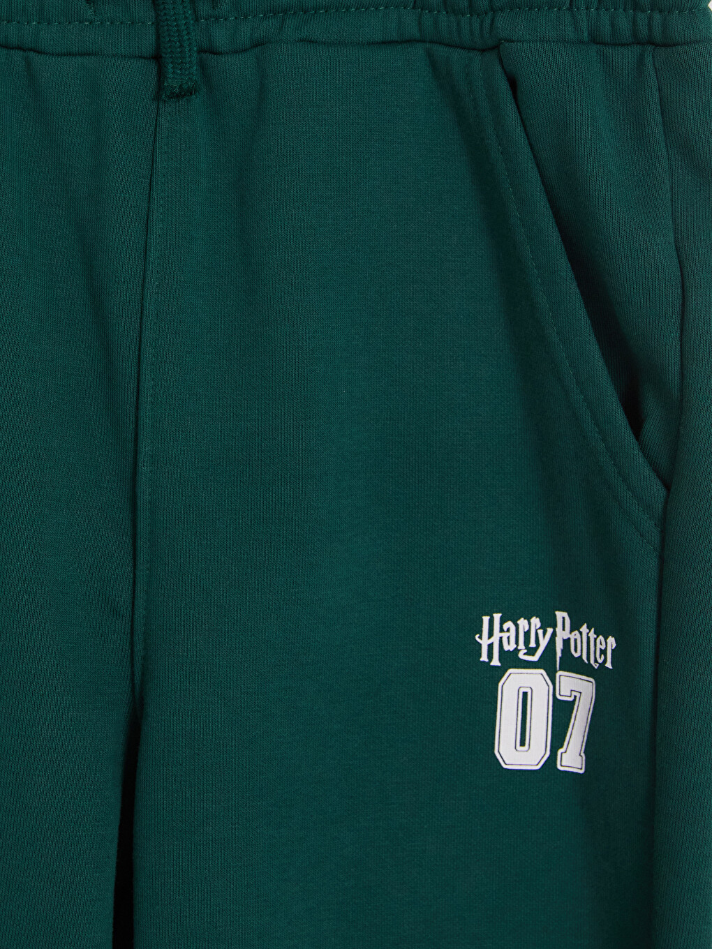 Yeşil Harry Potter Baskılı Jogger Eşofman Altı-1