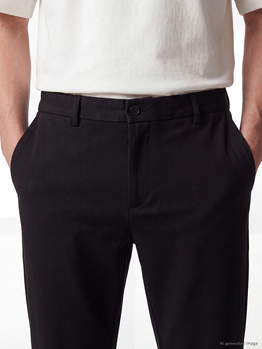 Standard Fit Men's Trousers-2