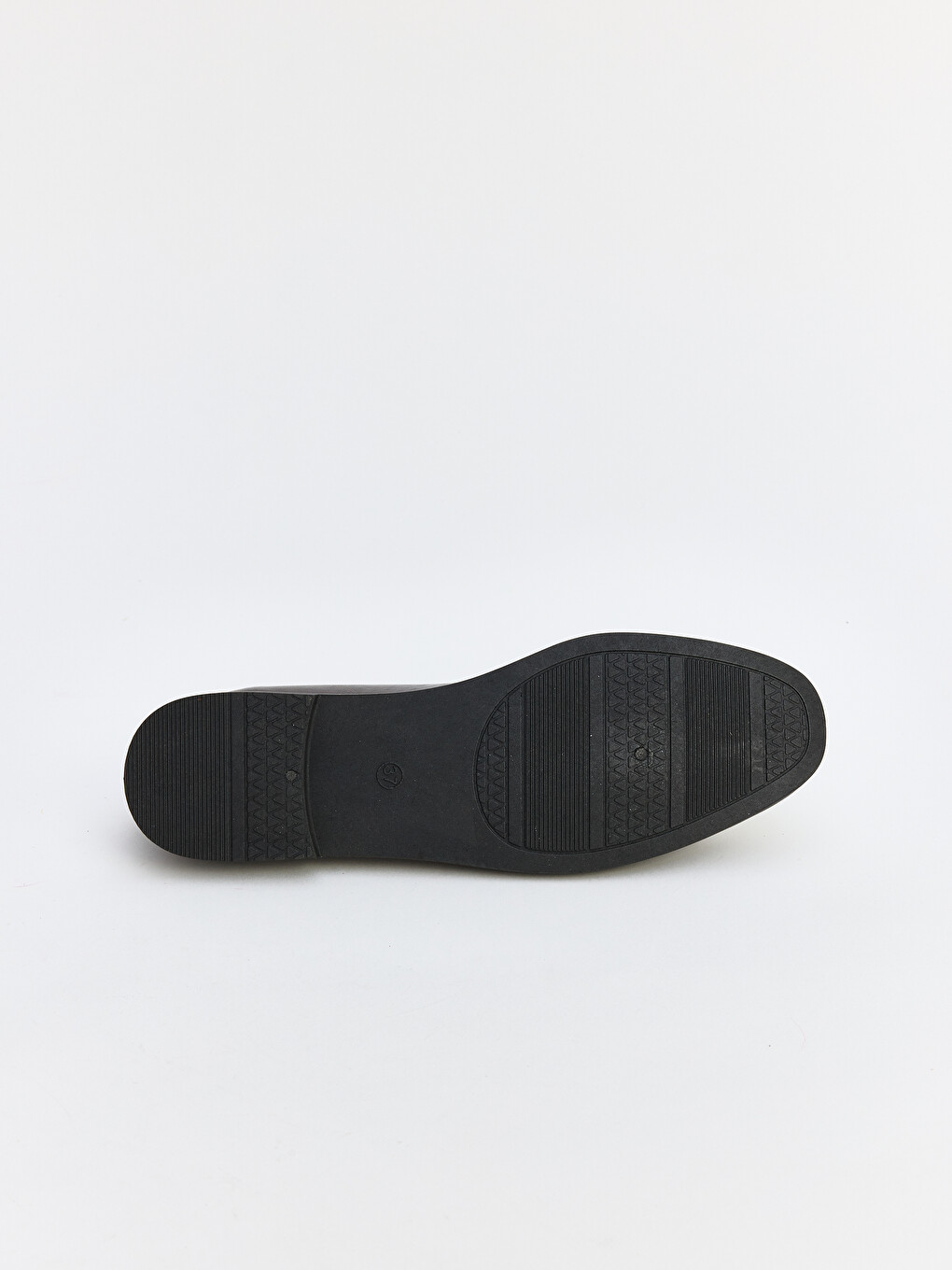 Round Toe Metal Buckle Women's Loafer-4