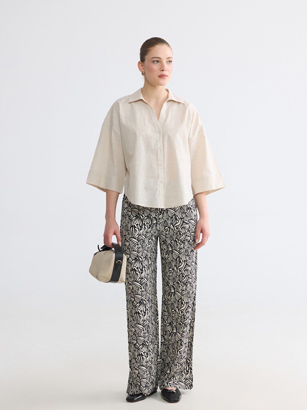 Woman Beige Shirt-1