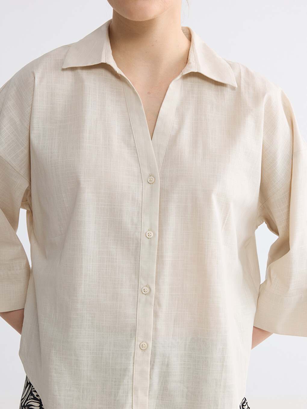 Woman Beige Shirt-2
