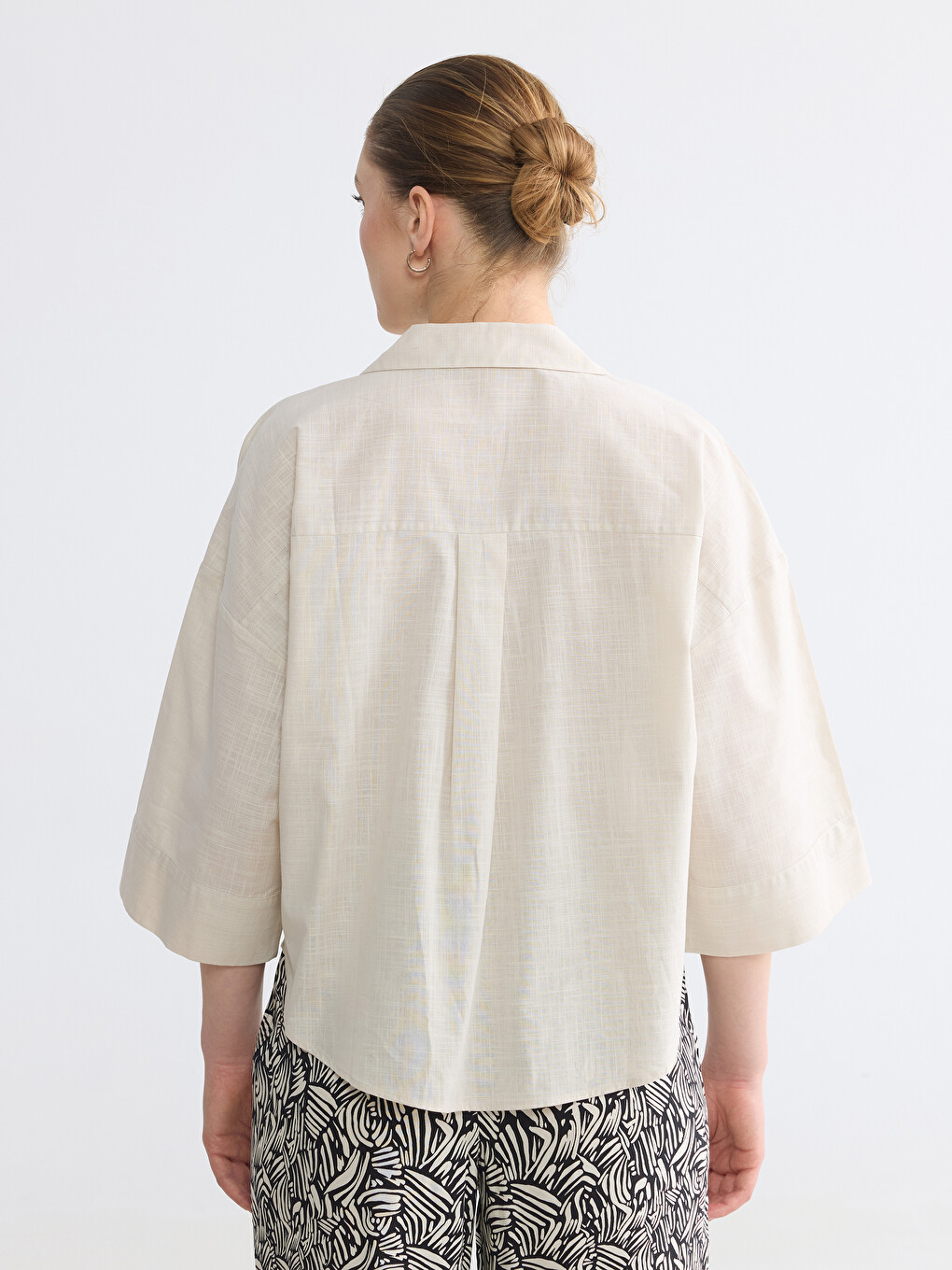 Woman Beige Shirt-3