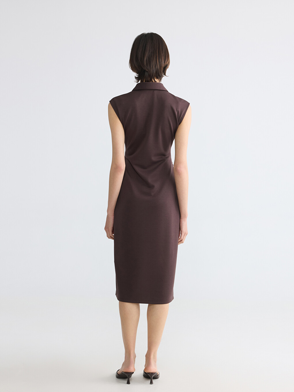 Robe Brun Femme-3