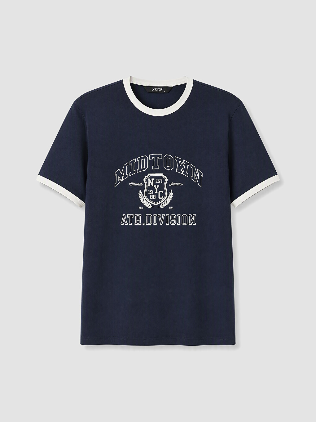 Crew Neck Nyc Printed Jersey Men's T-shirt